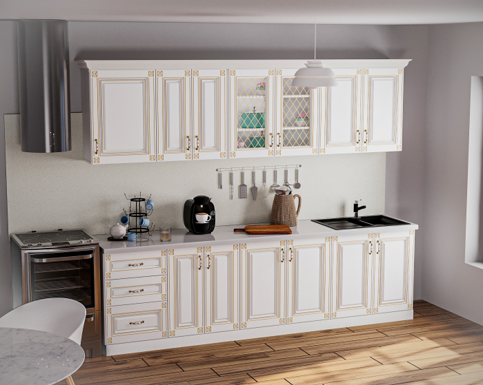 Bucătărie Imperia MS MDF Alb 2,6 m [5]