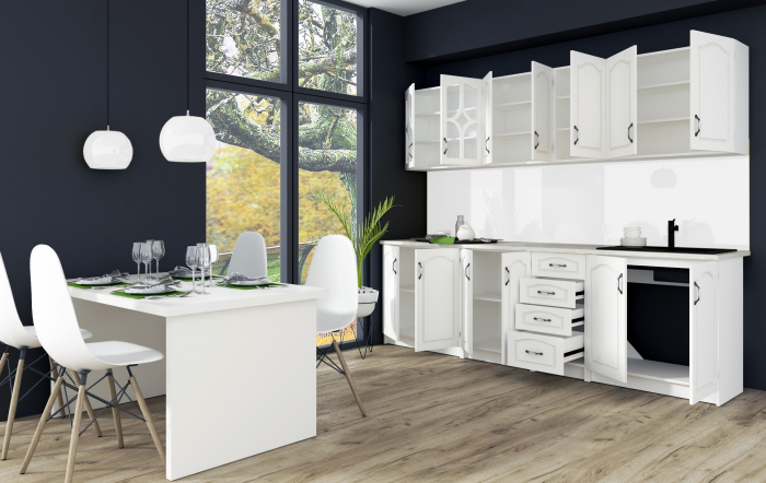 Bucătărie Olea RO MDF Alb 2,6 m [2]