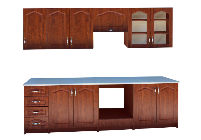 Bucătărie Olea RO MDF Calvados 2,6 m cu blat întreg [3]