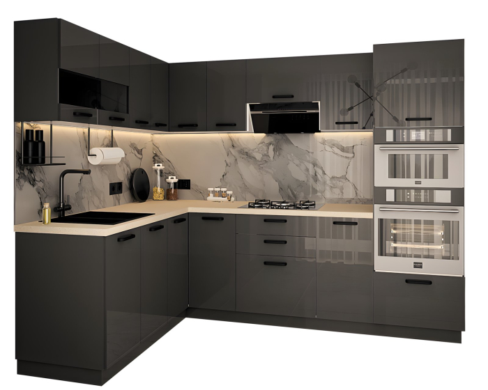 Bucatarie Petra colt V1 Antracit [5]