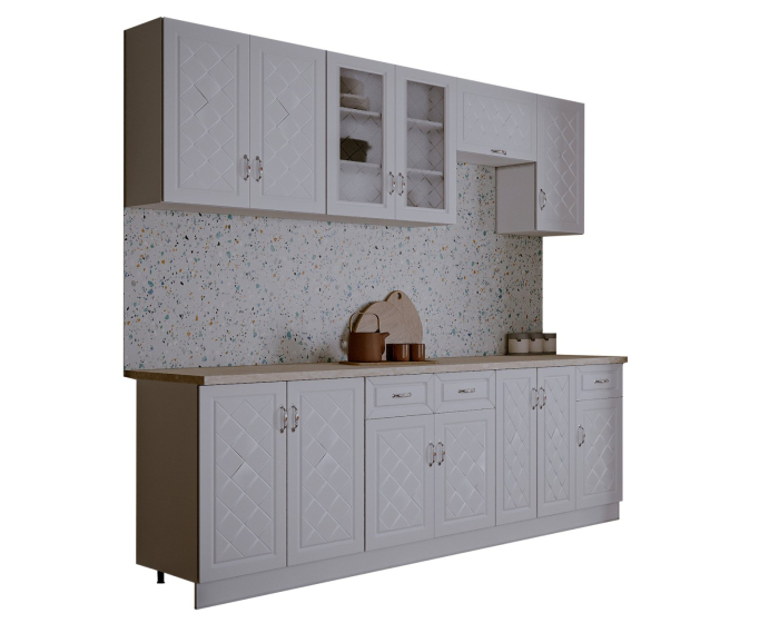 Bucatarie Reina Mdf 2.6m Alb [5]