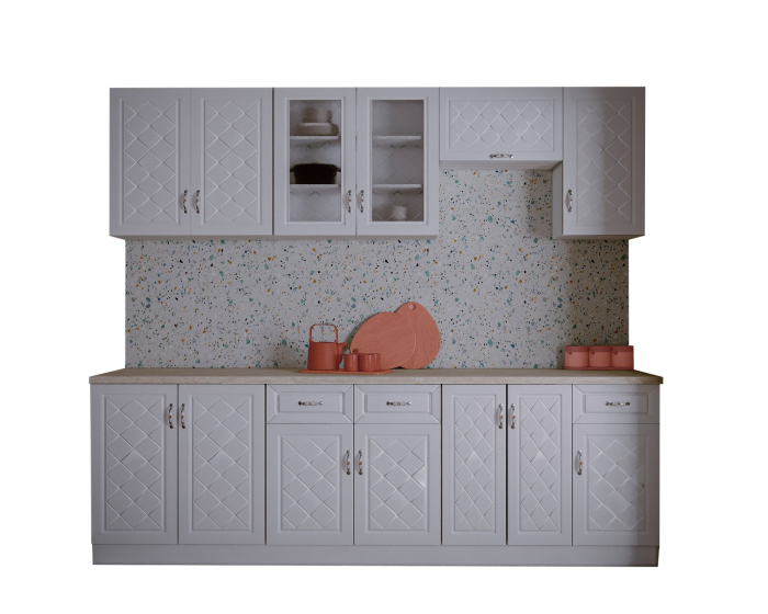 Bucatarie Reina Mdf 2.6m Alb [6]