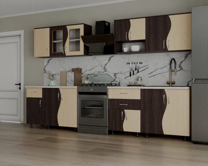 Bucătărie Paula S Wenge Mesteacăn [2]