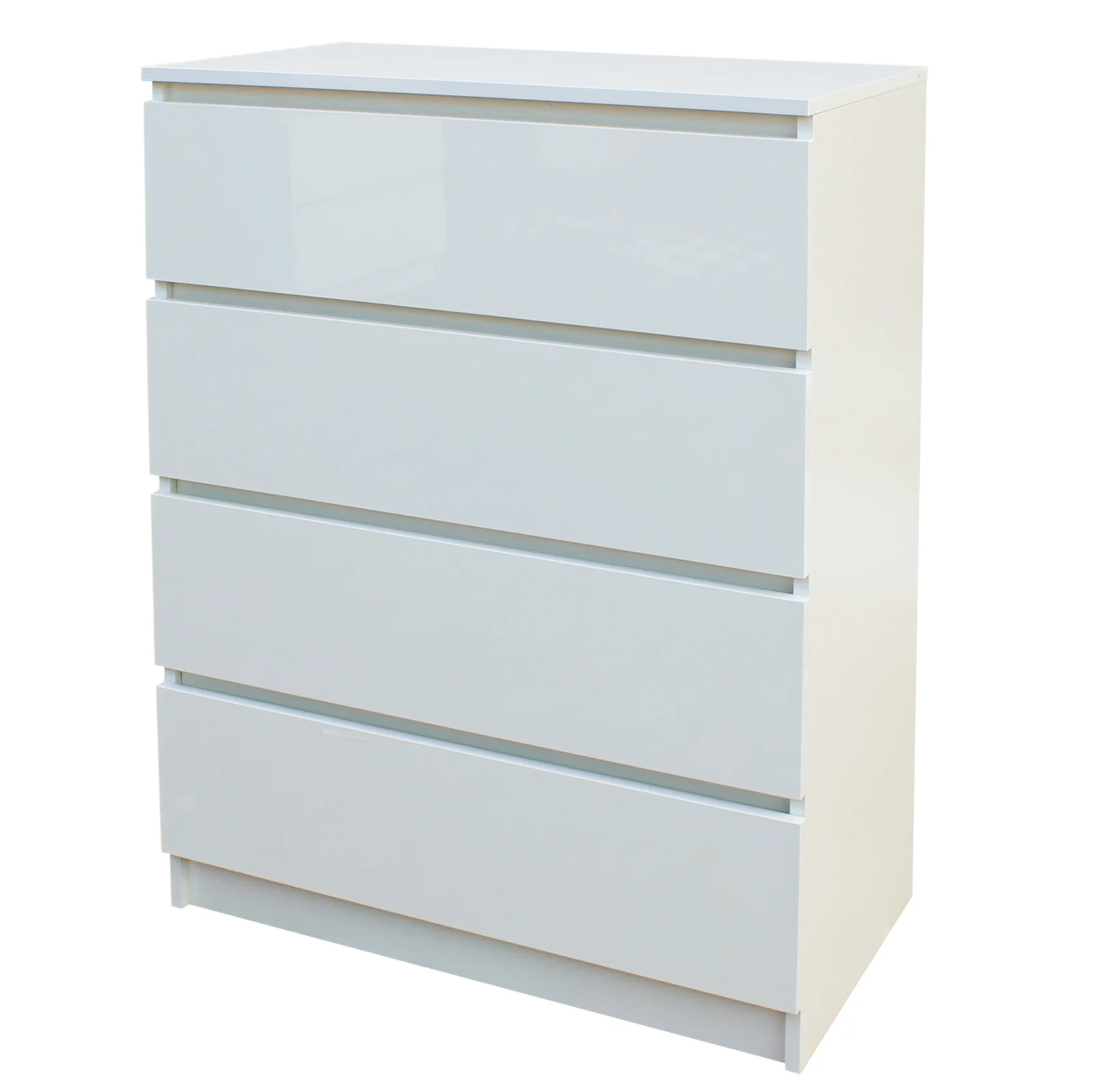 Comoda Aria 4 sertare Alb 70x40x96 cm [9]