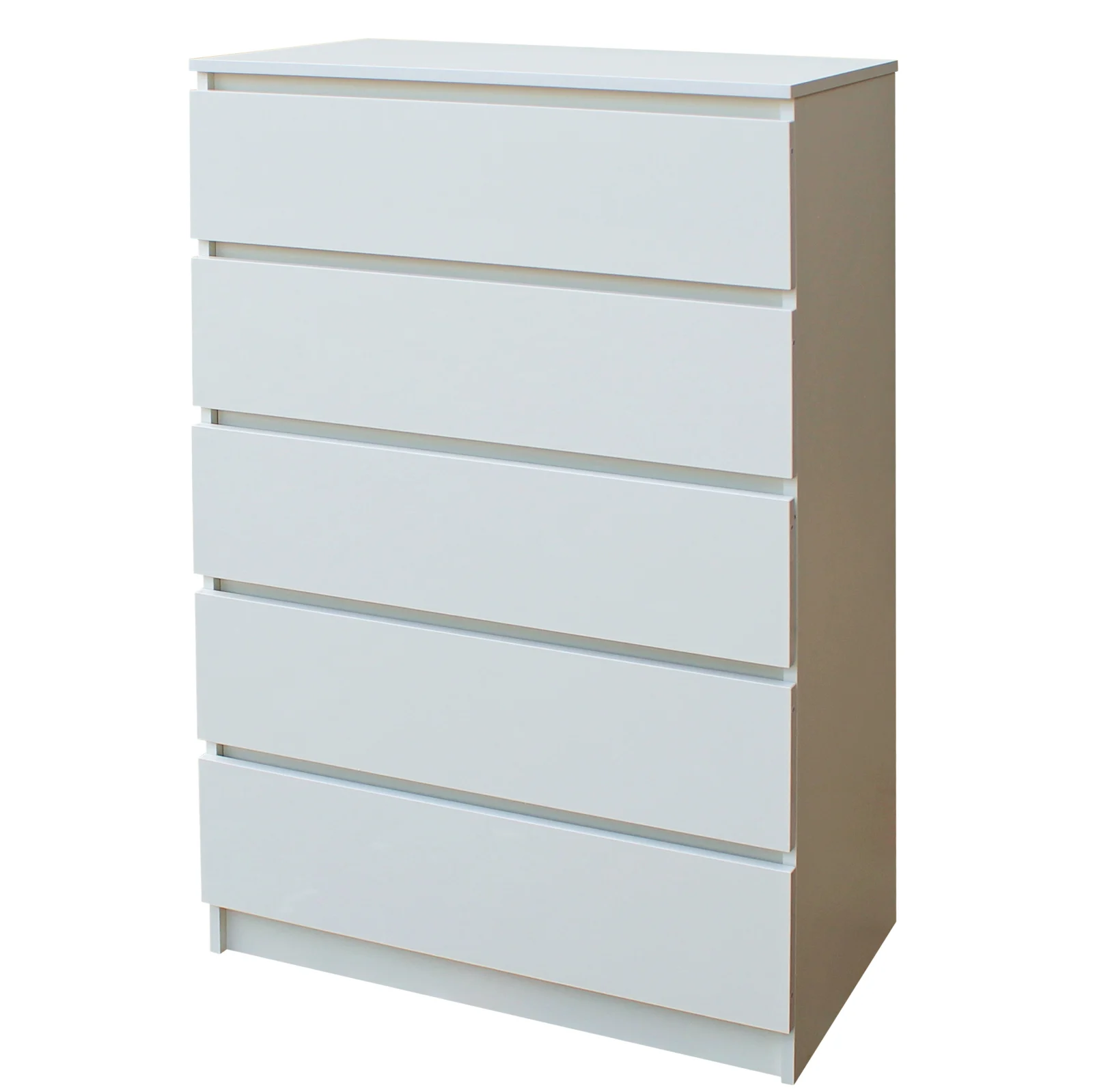 Comoda Aria 5 sertare Alb 70x40x112 cm [7]