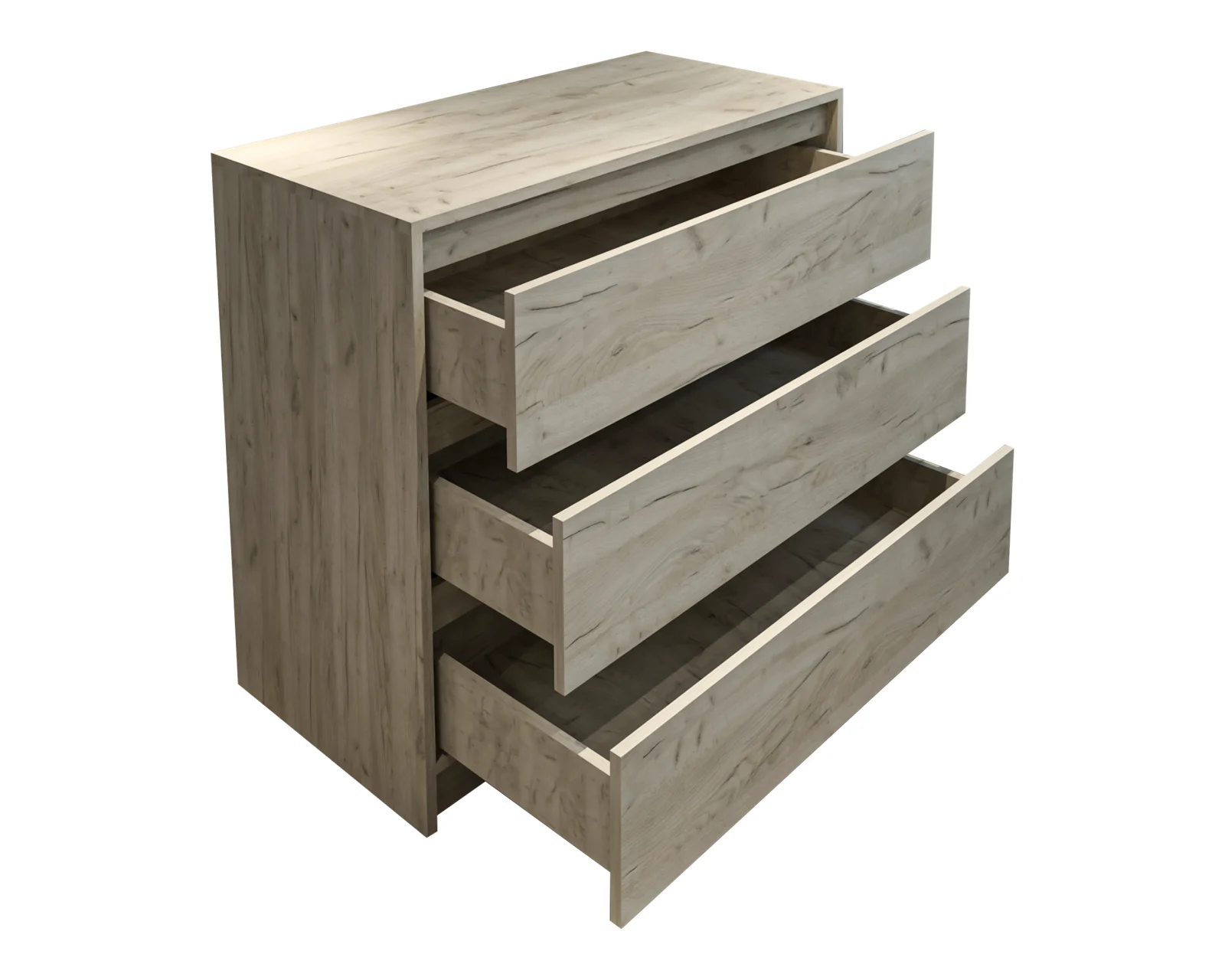 Comoda Crina 3S Stejar K002 90x44x80 cm [6]