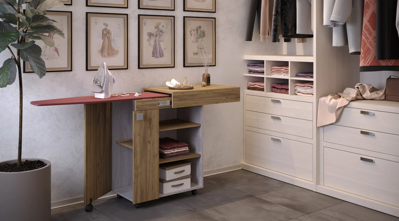 Comoda Multifunctionala Lora Craft Frasin [2]