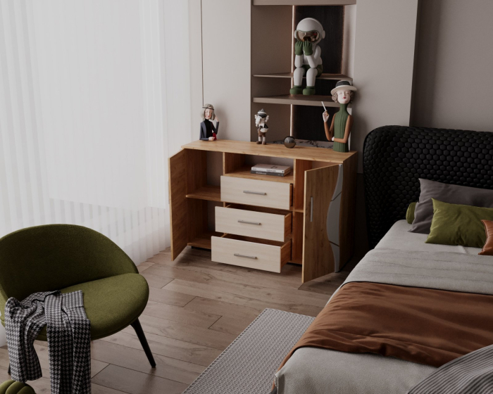 Comoda Laguna 5 Ro Stejar K003 + Kiruna [5]