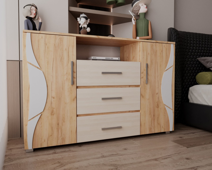 Comoda Laguna 5 Ro Stejar K003 + Kiruna [2]