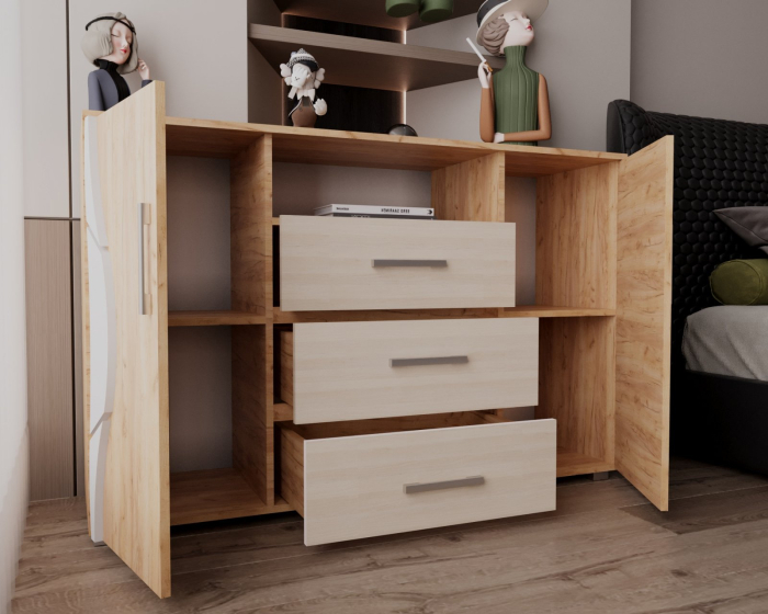 Comoda Laguna 5 Ro Stejar K003 + Kiruna [4]