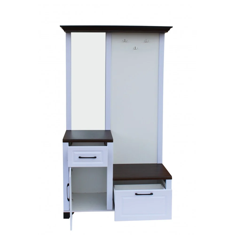 Cuier Rita 108 Alb 110x43x200cm [4]