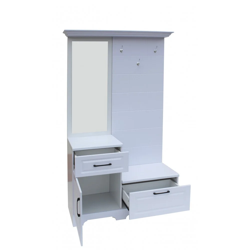 Cuier Rita 109 Alb 113x43x205cm [4]