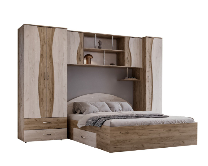 Dormitor Tineret cu D2 262x51x200 cm K002/K001 [5]