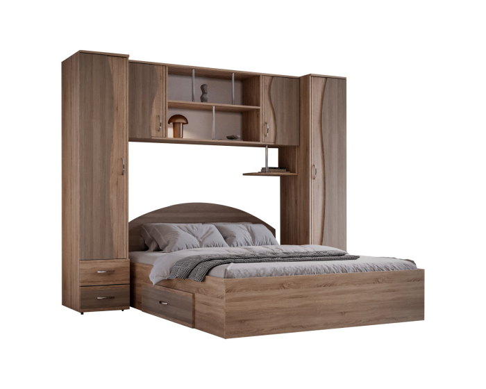 Dormitor Tineret Sonoma/Truffe 227x51/205x200 cm [6]