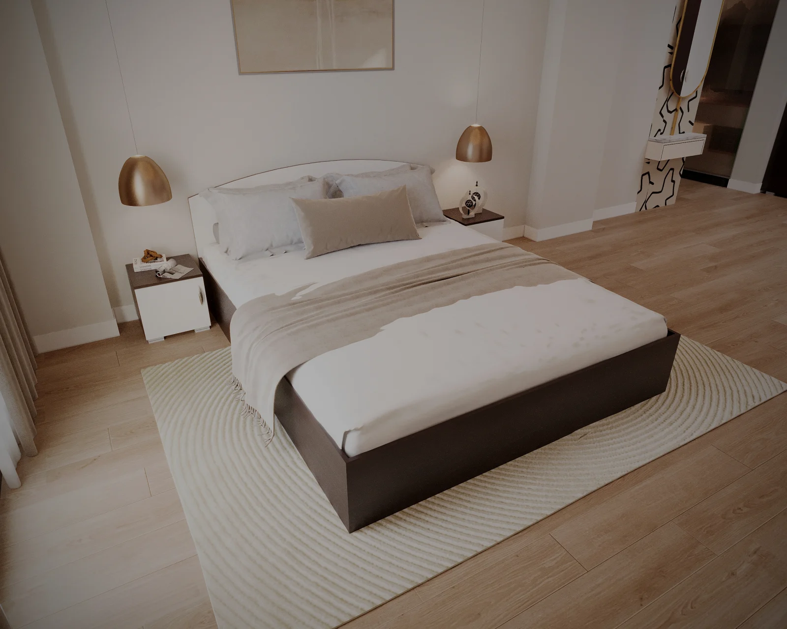 Dormitor Siesta Wenge/Alb [4]