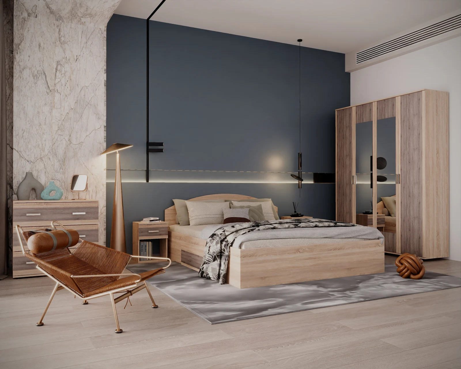 Dormitor Valy Sonoma/Trufe [3]