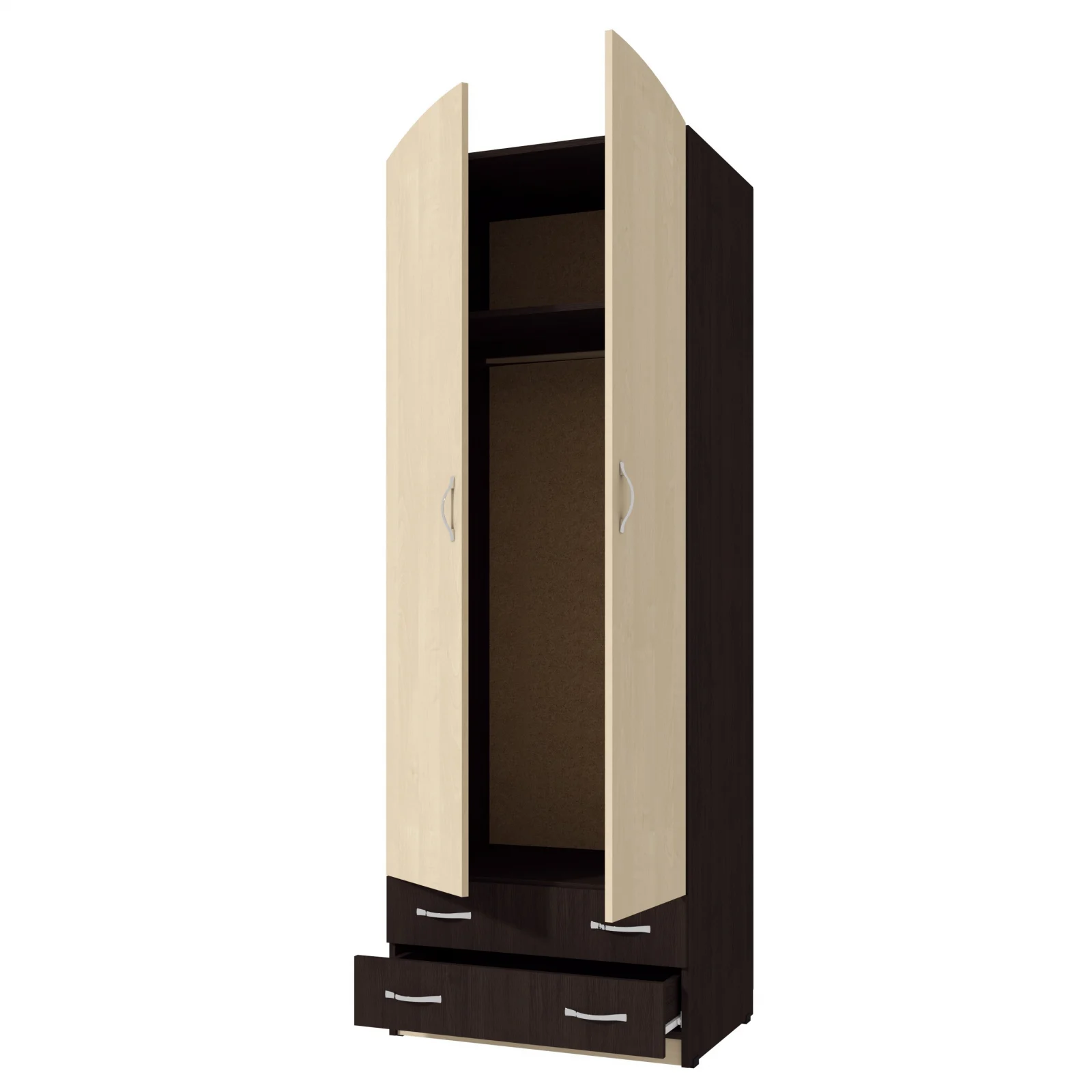 Dulap Cairo RO Wenge Mesteacan  74x54x212 cm [4]