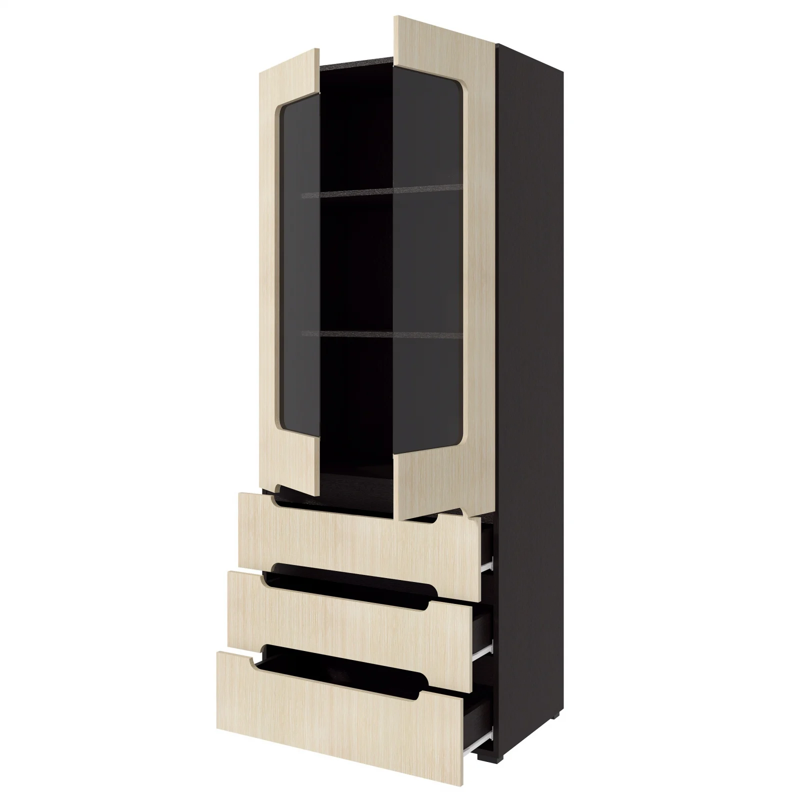 Dulap Ivora Wenge Mesteacan  80x46x195 cm [5]