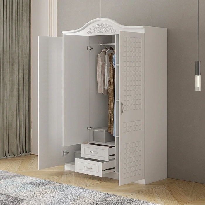 Dulap Ivory 3U/2S Alb 150x200x50cm [3]