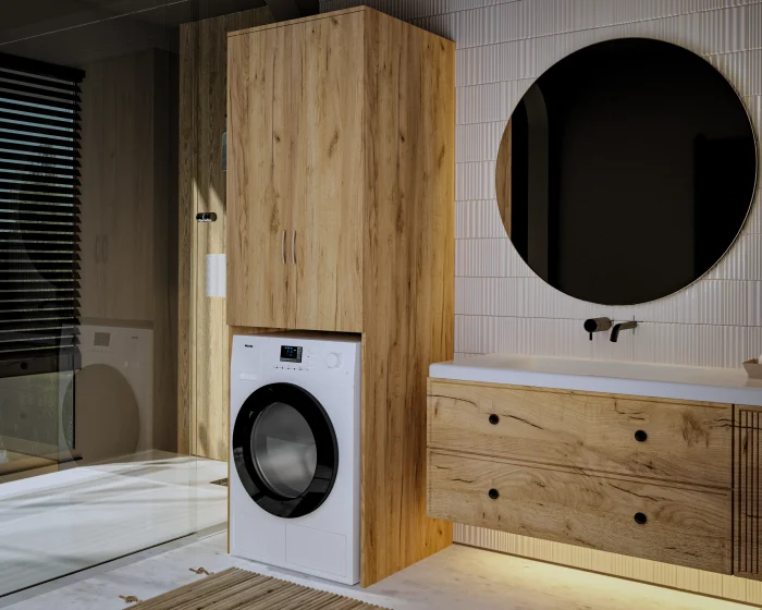 Dulap MS 2U Polite Stejar K003 65x60x199 cm [5]