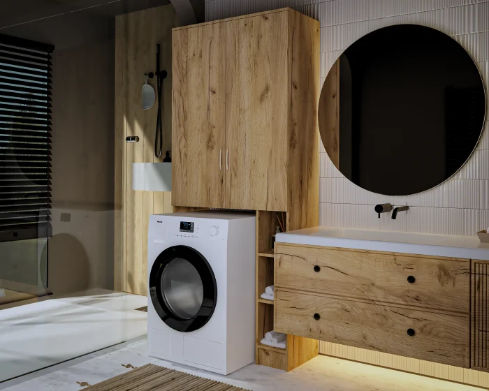 Dulap MS 2U Polite Stejar K003 85x35x199 cm [2]