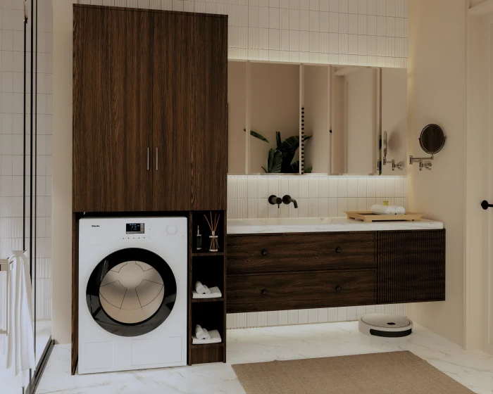 Dulap MS 2U Polite Wenge 85x60x199 cm [2]