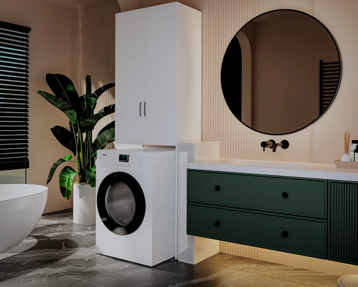 Dulap MS Alb 65x35x199 cm [2]