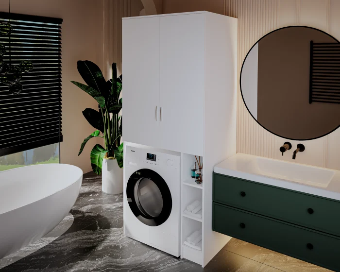 Dulap MS Alb 85x60x199 cm [5]