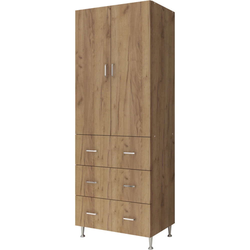 Dulap Ria 2U-3S Stejar K003 70x35x180cm [2]