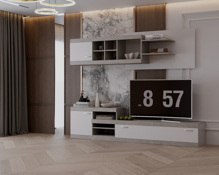 Living Axis Gri+Alb [3]