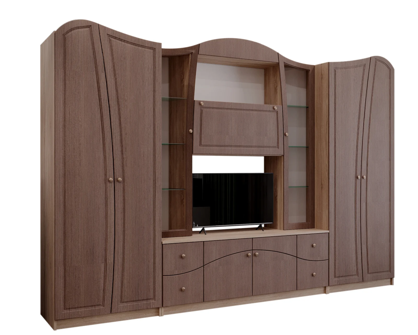 Living Boem 320x50x208cm Sonoma+Fino Bronze [8]