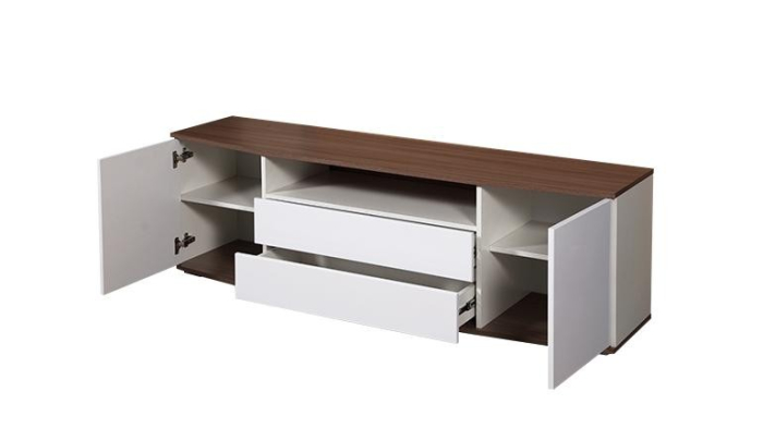 Living Evo 1 Alb+Frasin Shimo 332x45x208 cm [2]