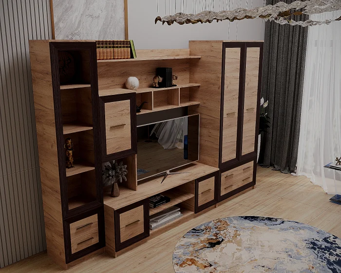 Living Kaspiy Stejar K003 300x52x210 cm [3]