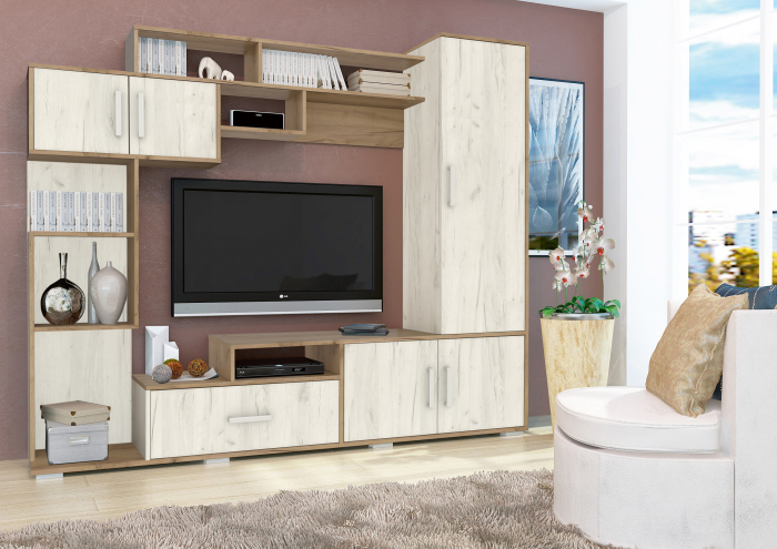 Living Pekin RO Stejar K003 K001 210x40x179 cm [4]