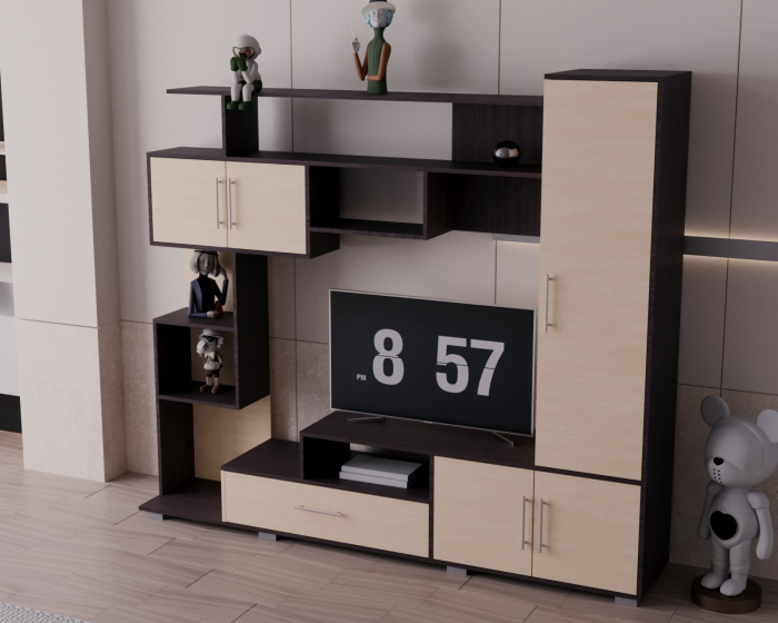 Living Rina Wenge+Mesteacan 210x40x179cm [4]