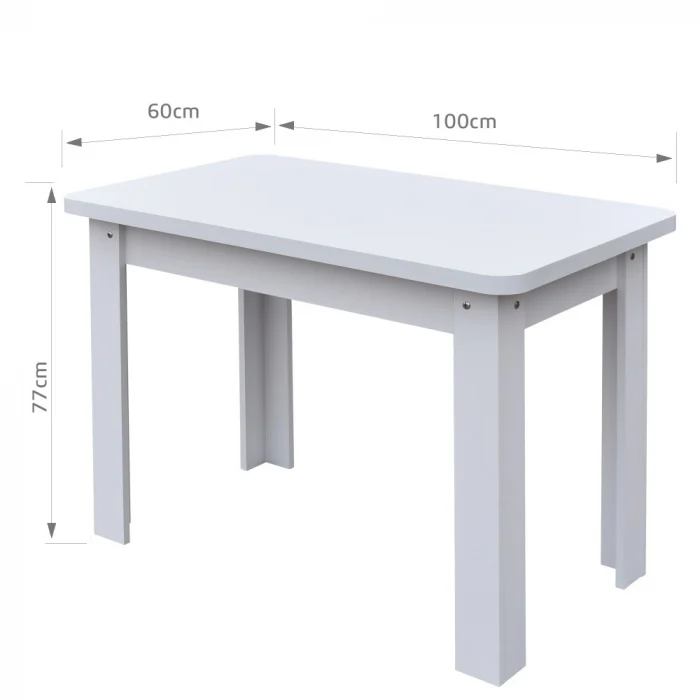 Masa bucatarie KC-6 Alb 100x60x74 cm [2]