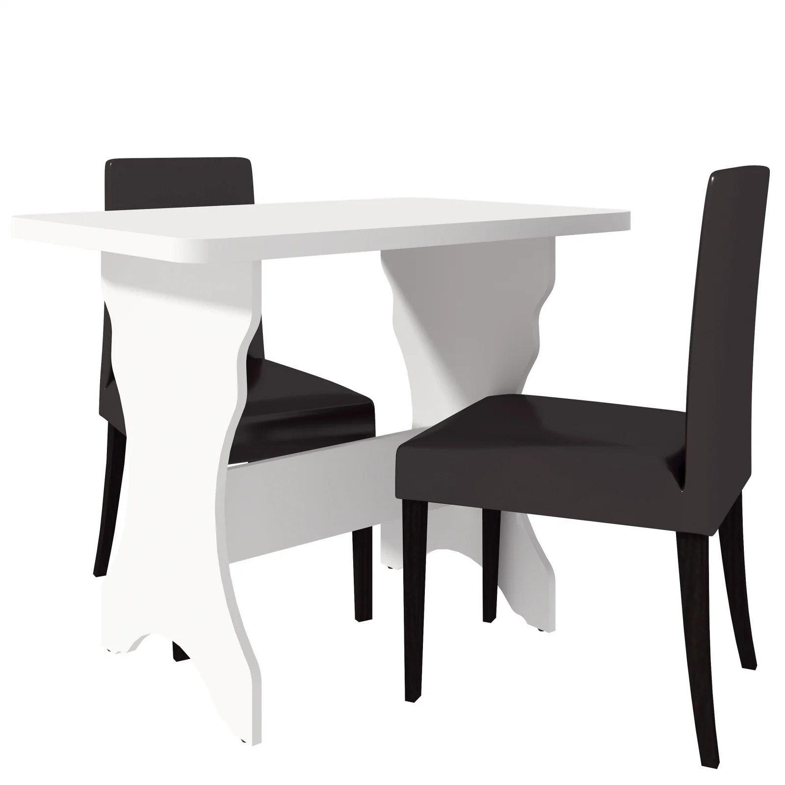 Masa de bucatarie KC-2 UA  Alb 90x60x73 cm [3]