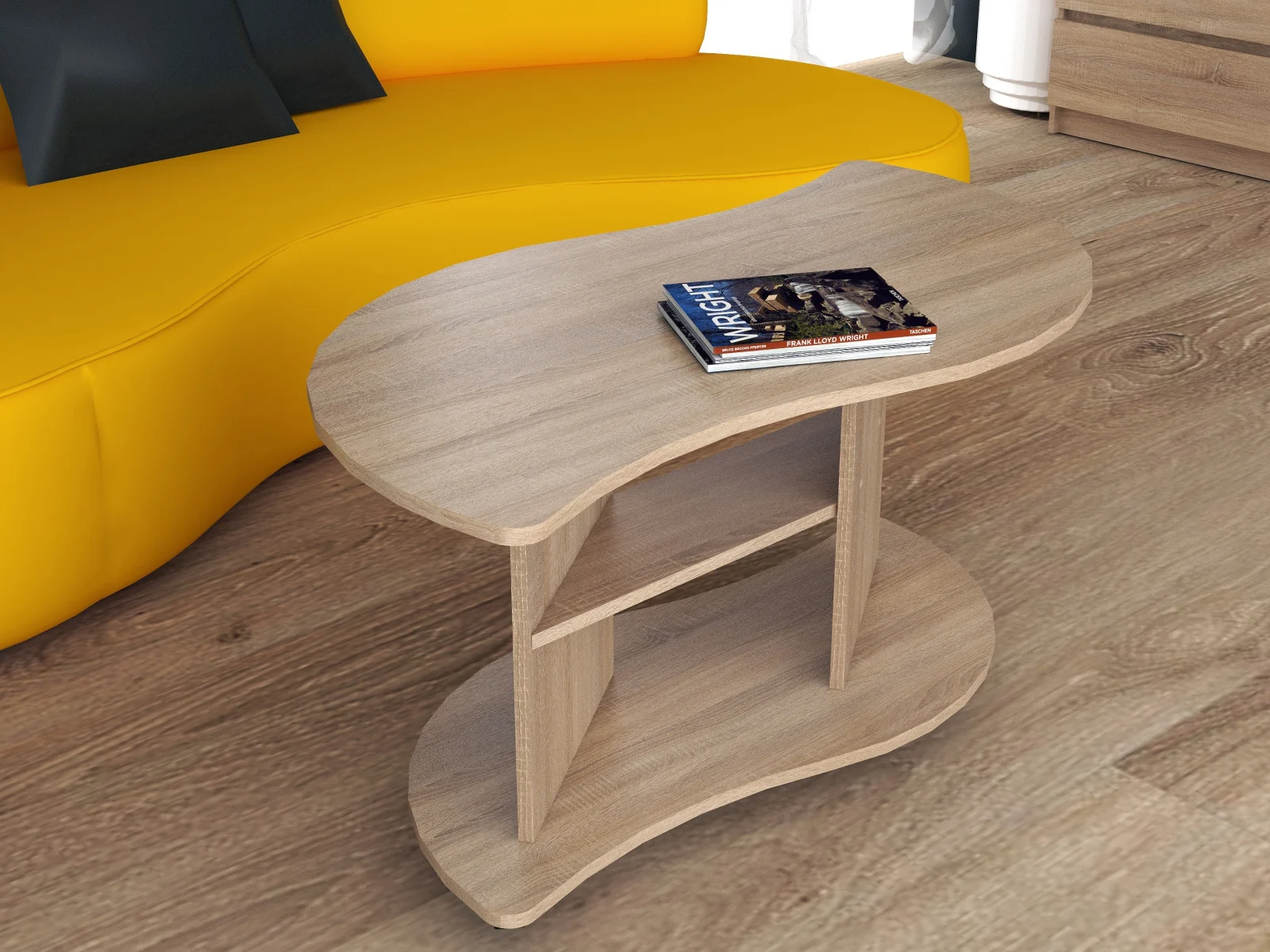 Masa De Cafea Viraj Ro Sonoma 110x60x54 cm [2]