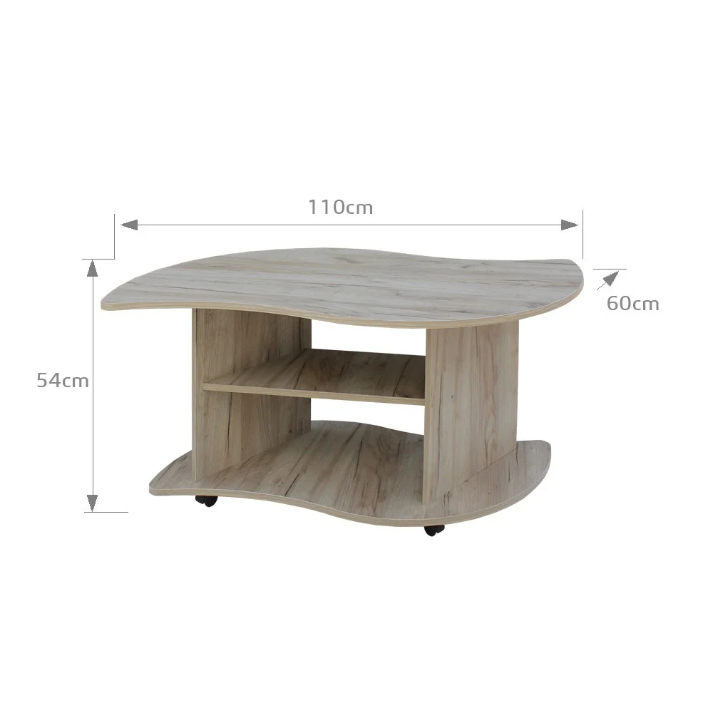 Masa De Cafea Viraj Ro1 K002 Stejar 110x60x54 cm [5]