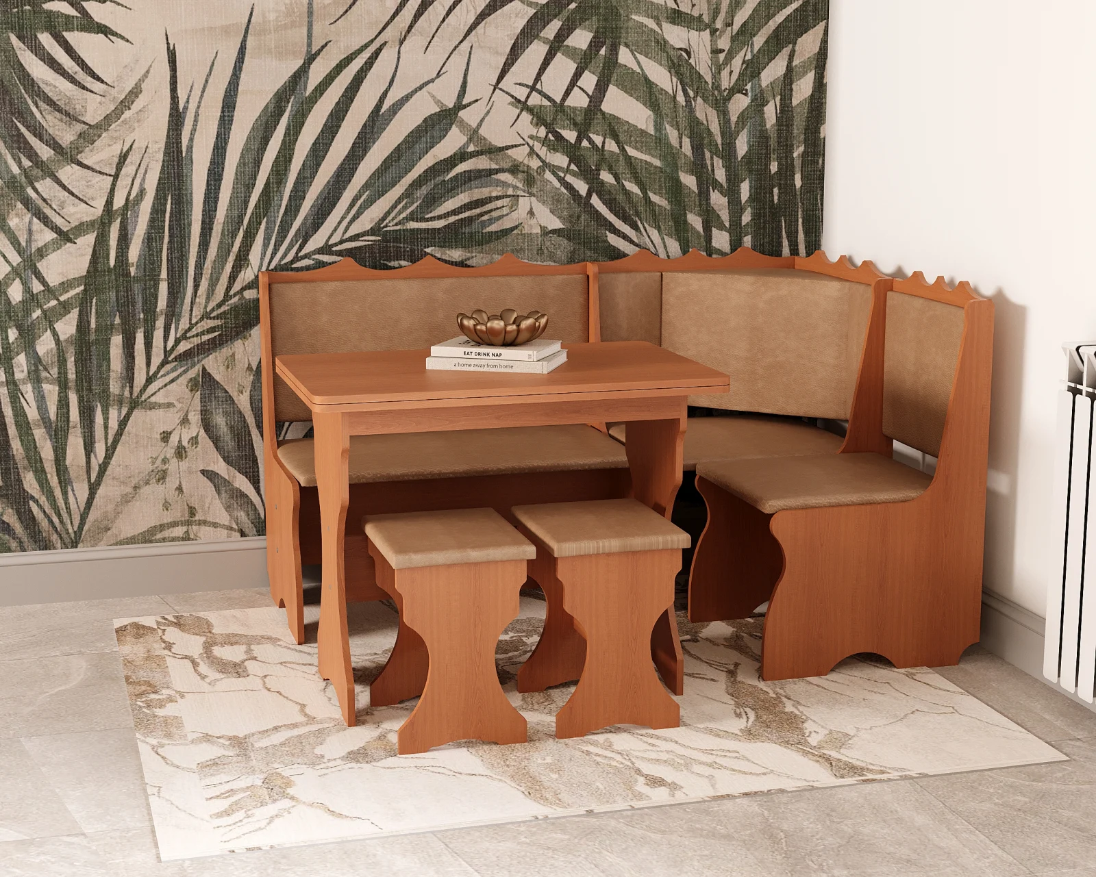 Set bucatarie Siria cu masa extensibila  și 2 tabureți Cires [2]