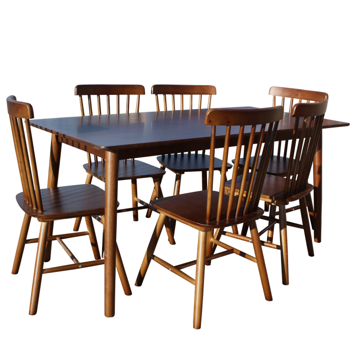 Set masa Denisa + 6 Scaune Nuc [2]