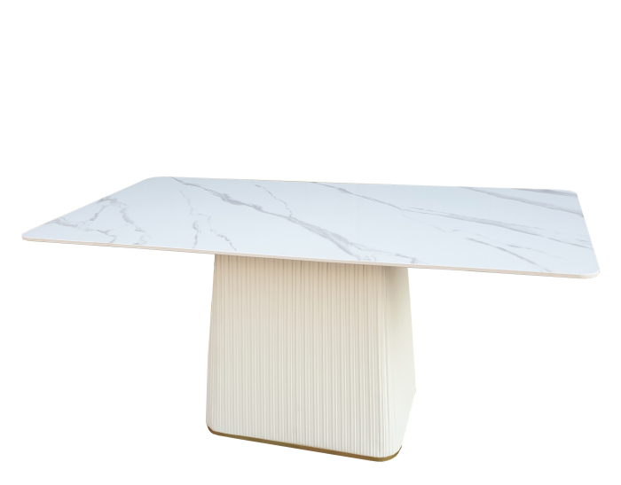 Set masa Laura + 6 scaune tapitate [6]