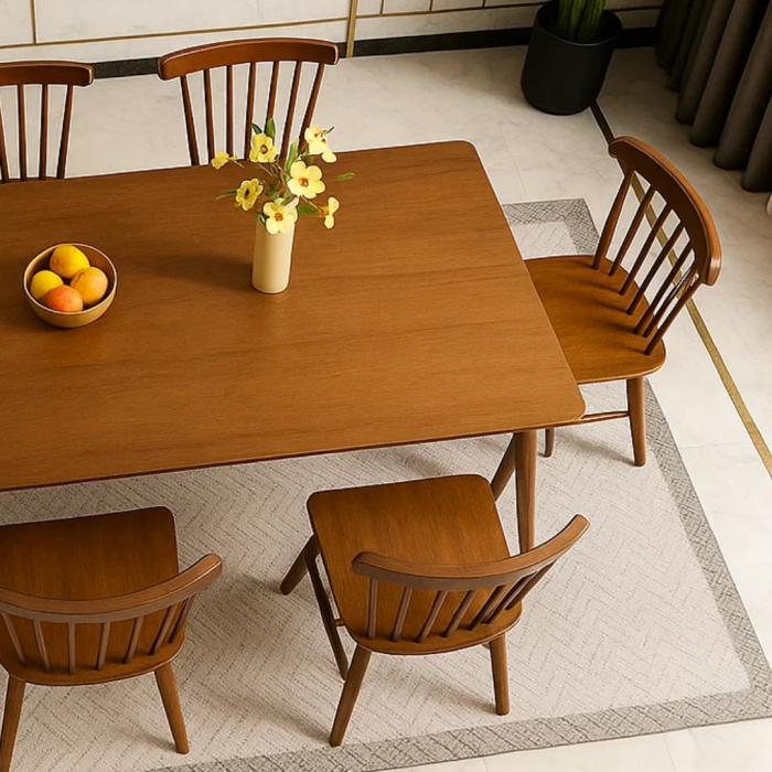 Set Masa Linea Nuc + 6 Scaune [3]