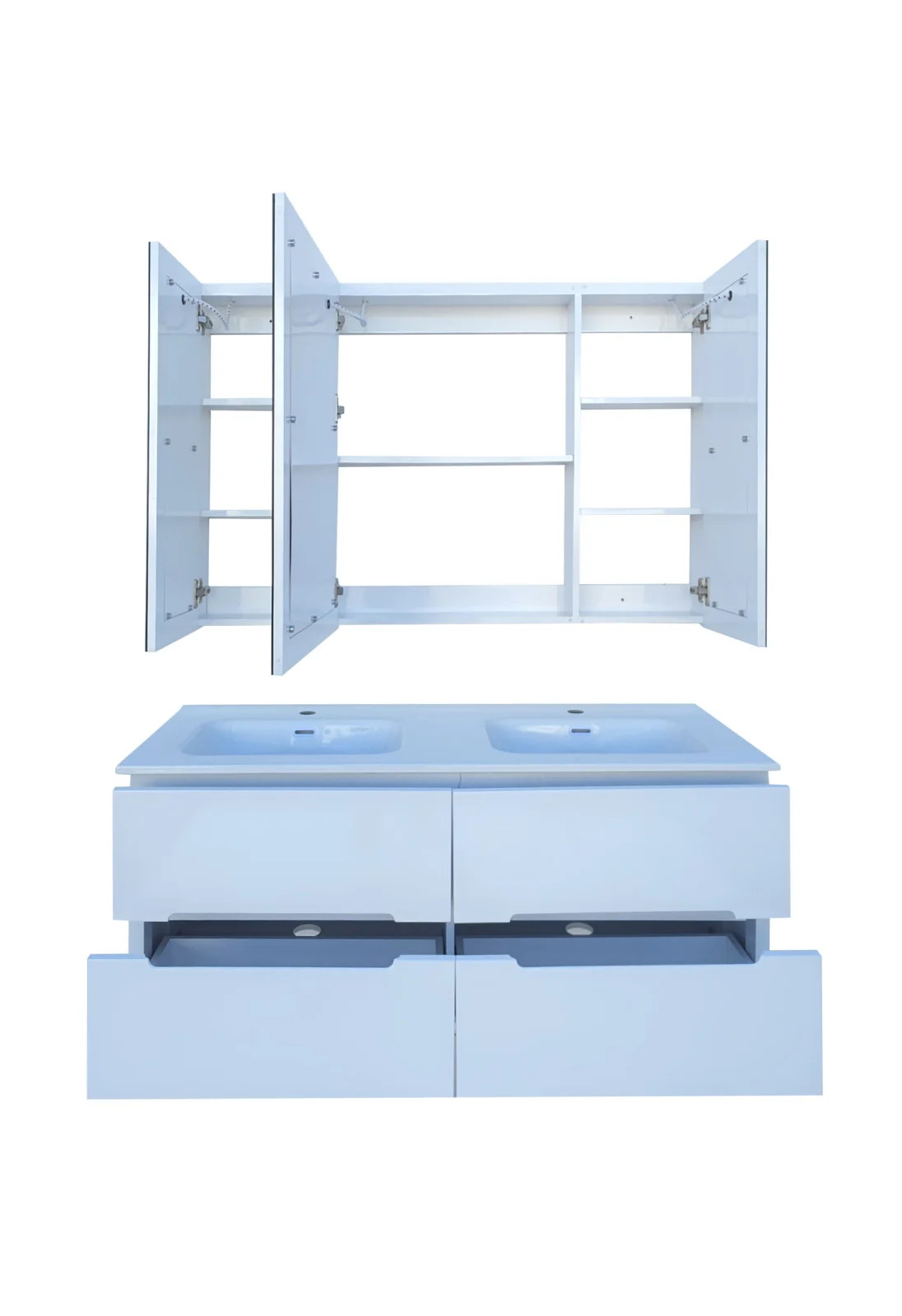 Set mobilier baie 1106 121x47x48cm [2]