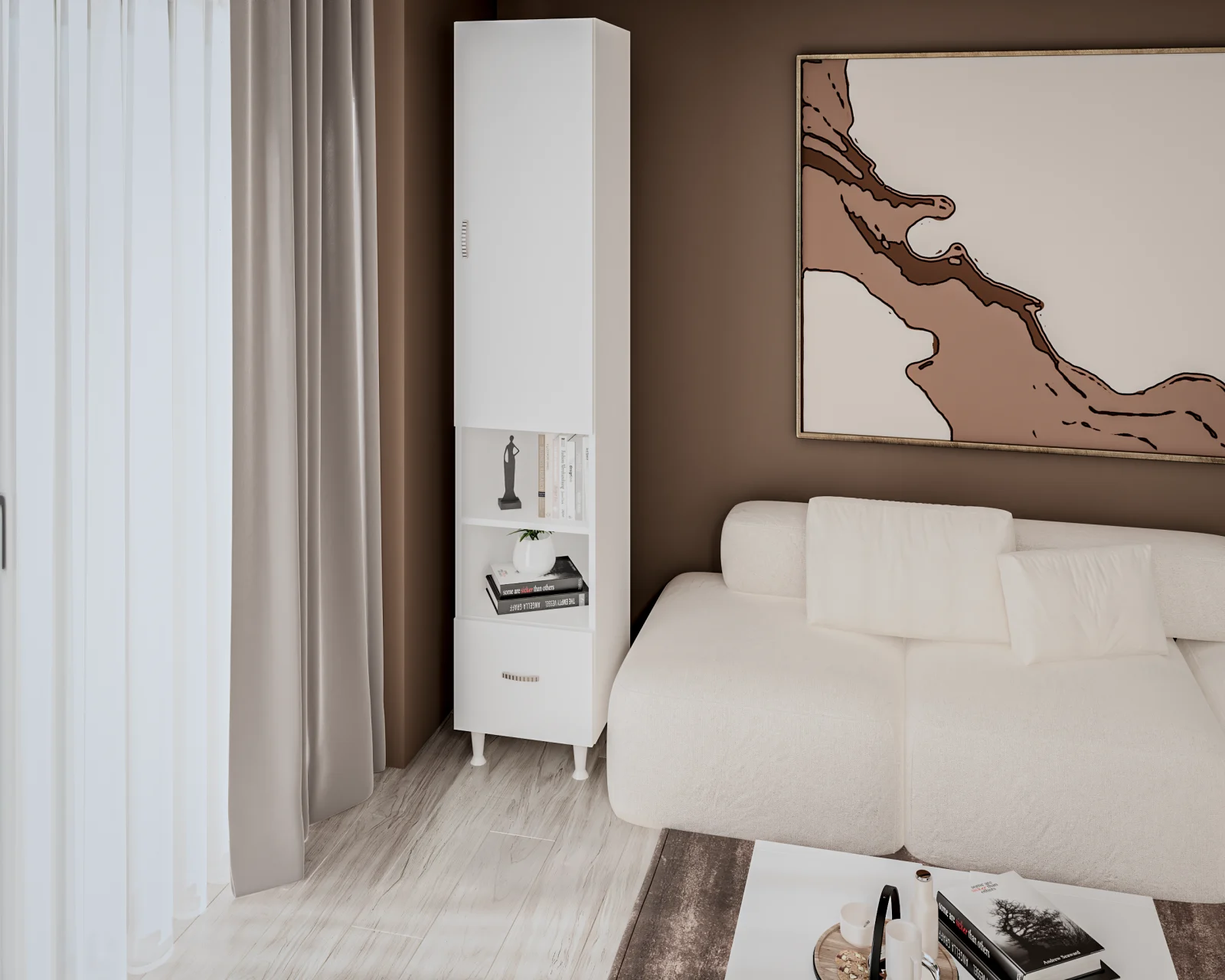 Soldat 1U 1S Alb 35x35x180 cm [2]