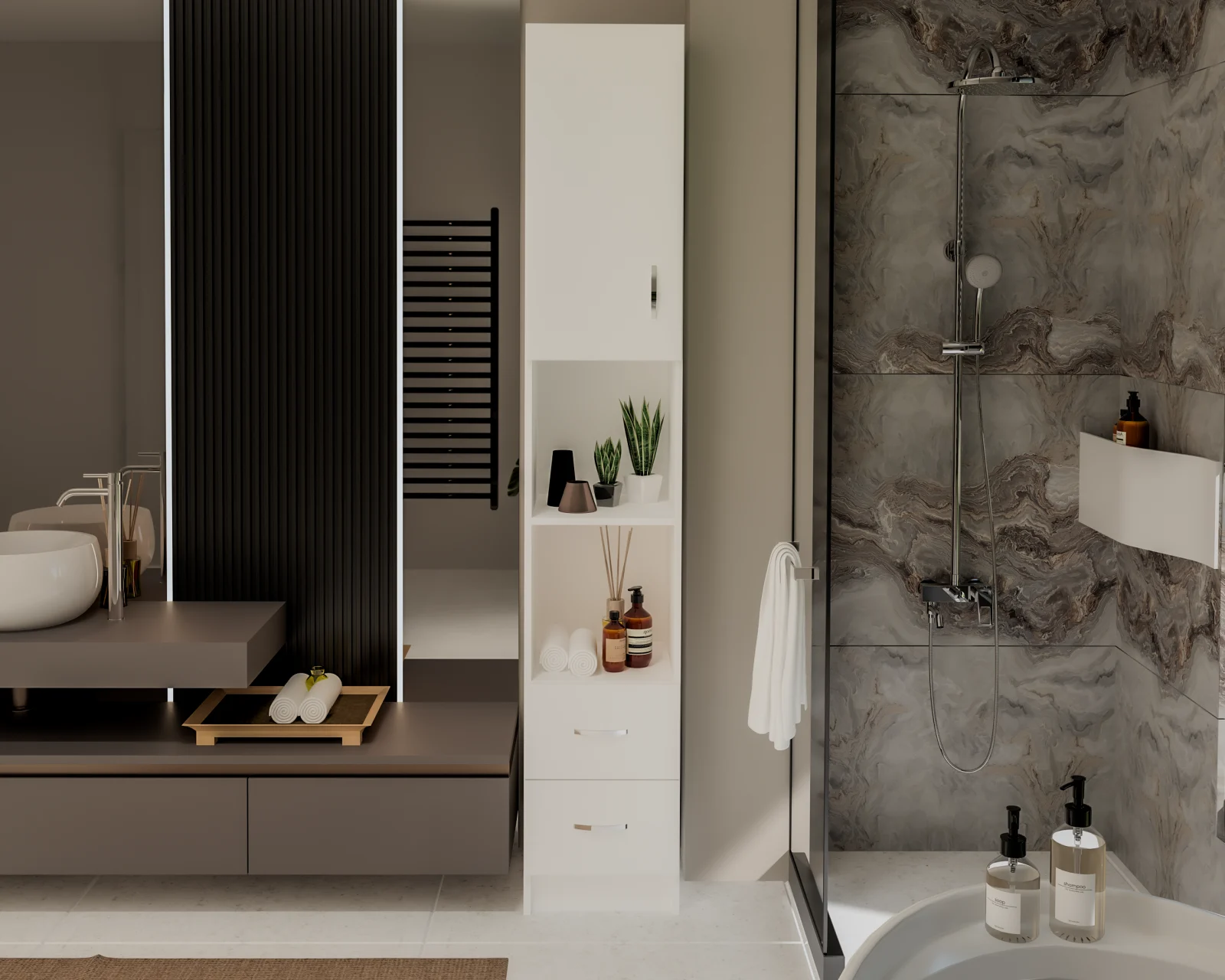 Soldat 1U 2S Alb  35x35x199 cm [2]