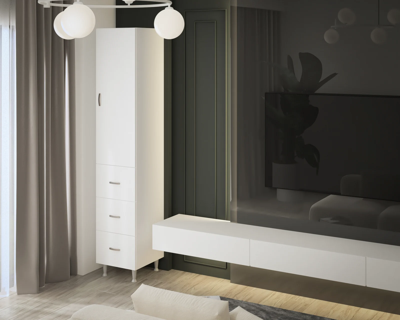 Soldat 1U 3S Alb  35x35x180 cm [3]