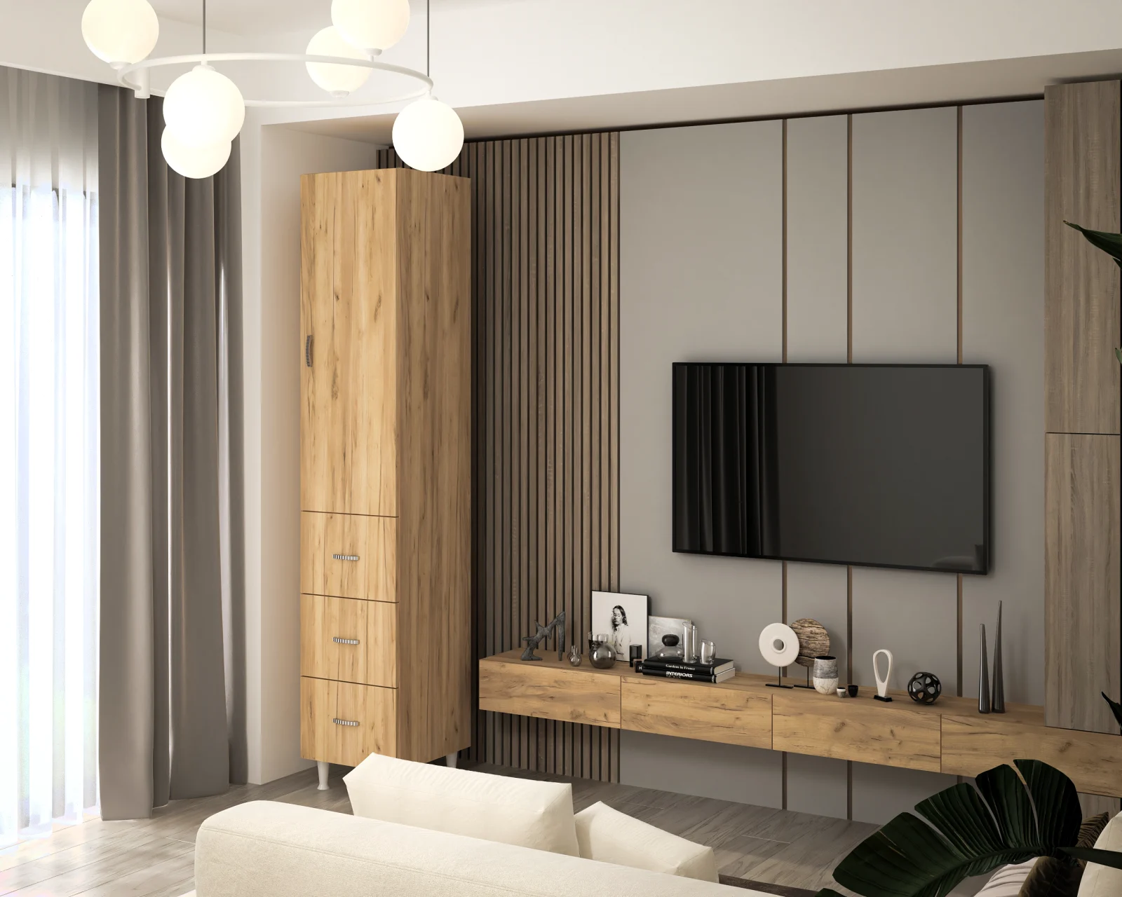 Soldat 1U 3S Stejar K003 35x35x180 cm [3]