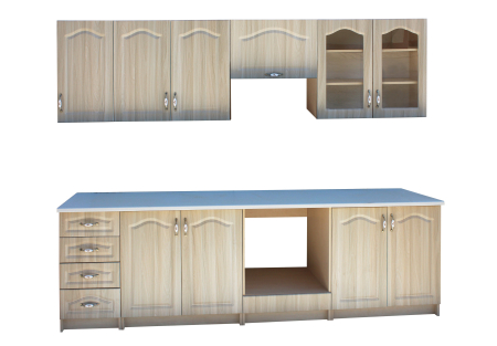 Mobila Bucatarie - Bucătărie Olea RO MDF Mesteacăn 2,6 m