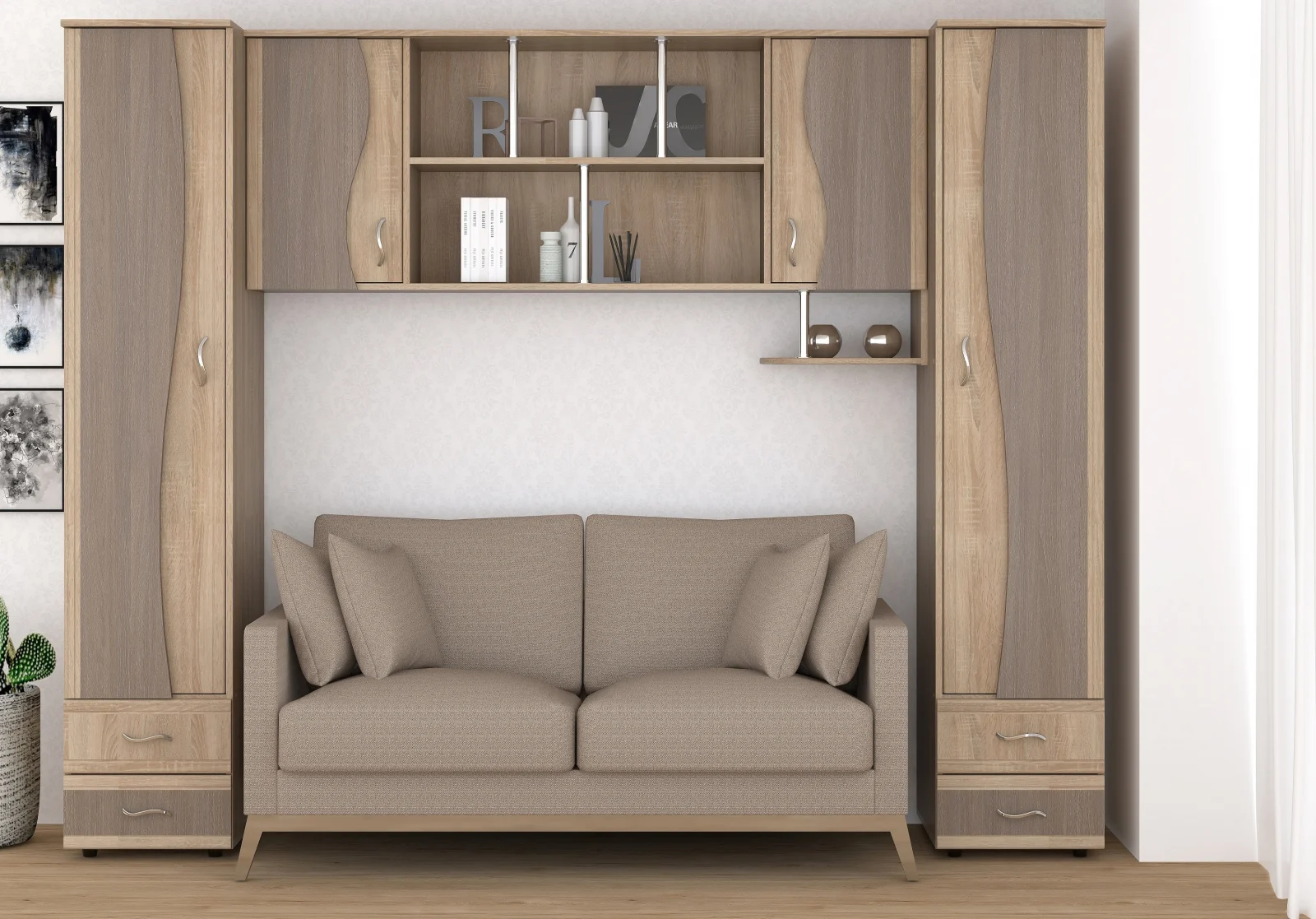 Seturi Dormitor - Camera Tineret Lory I Sonoma Trufe